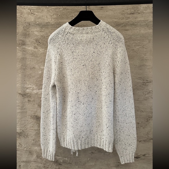 Maison Margiela distressed sweater/jumper white/cream/gray - Picture 2 of 8